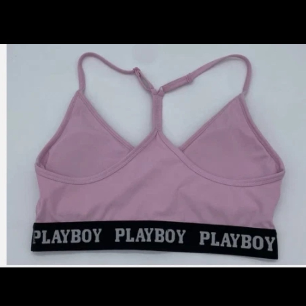 PLAYBOY Light Pink Bralette New Without Tags Womens large - Picture 3 of 14